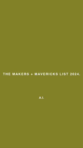 Makers + Mavericks 2024: A.I.