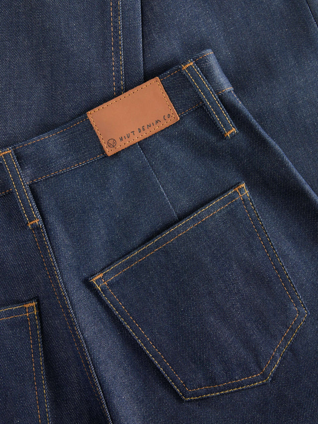 The Aurelia - Wide Straight Fit - Italian Indigo.