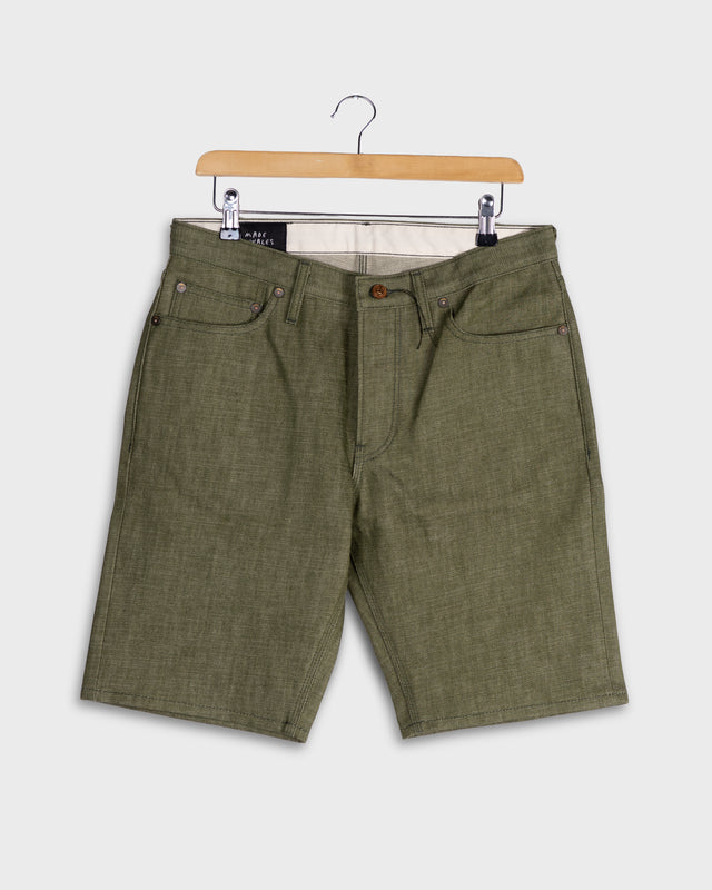DJB0273 - Green Fleck Shorts - W32