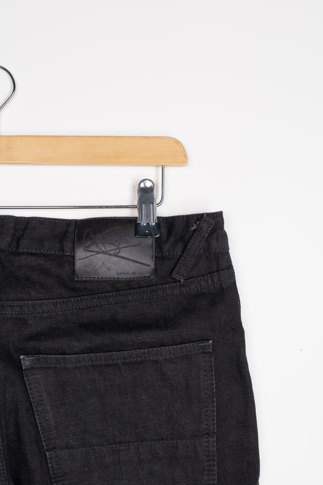 DJB0207 - SlimR Black Selvedge - W32 L30