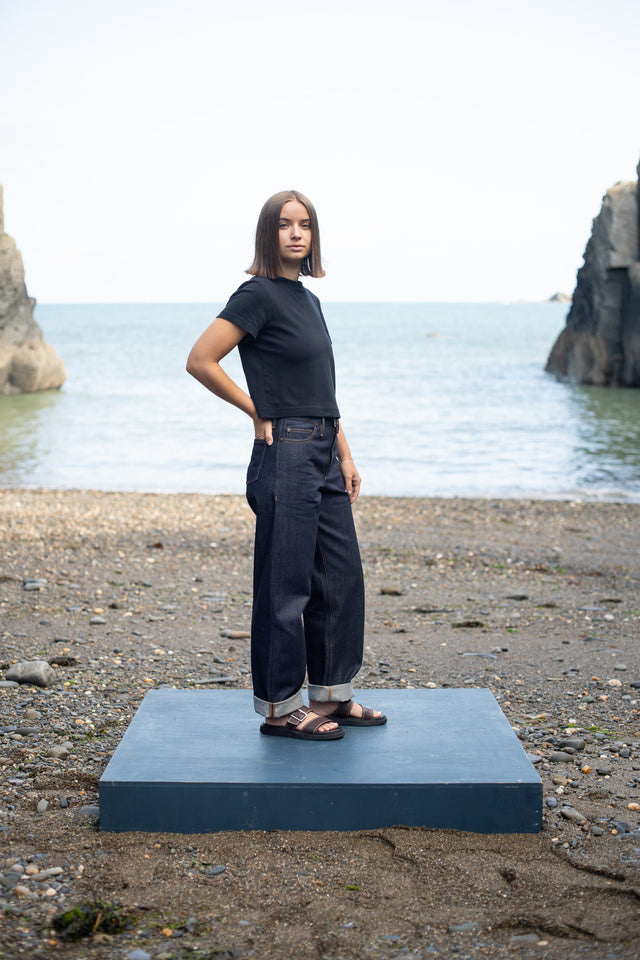 The Aurelia - Wide Straight Fit - Organic Denim.