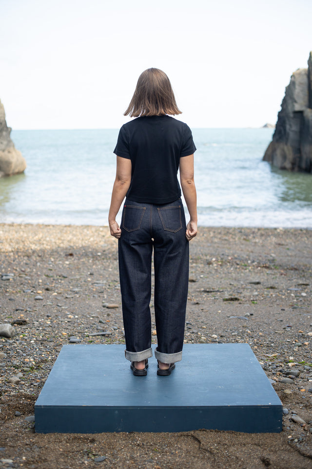 The Aurelia - Wide Straight Fit - Organic Denim.