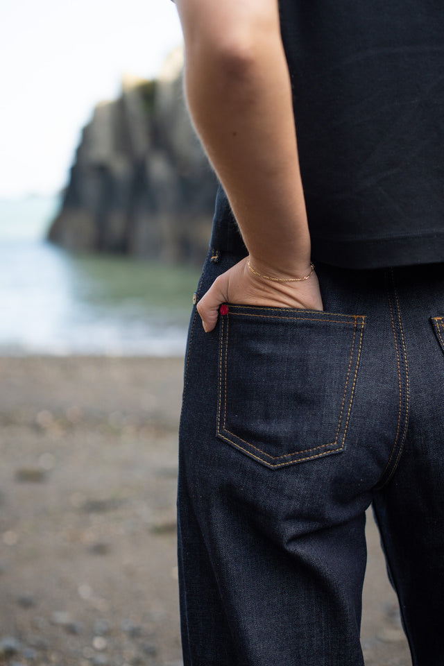 The Aurelia - Wide Straight Fit - Organic Denim.
