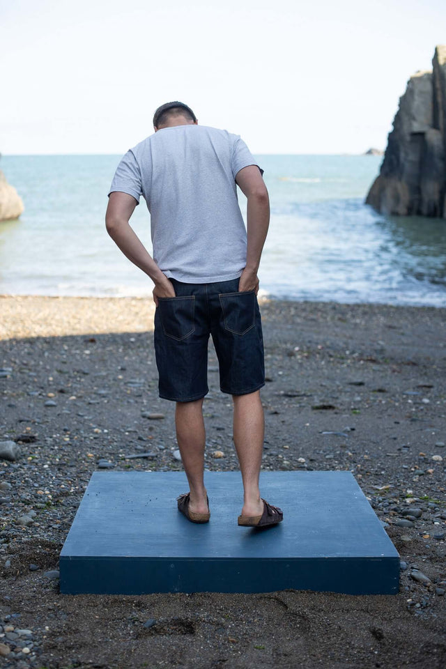 Wide Shorts - Organic Denim.