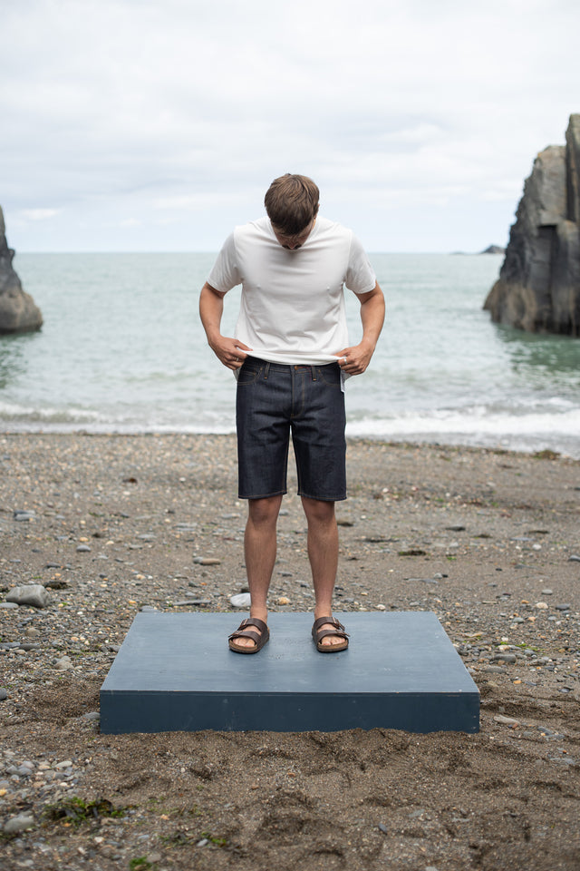 Slim Shorts - Organic Denim.