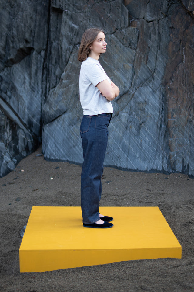 The Eira - Straight Fit - Italian Indigo.