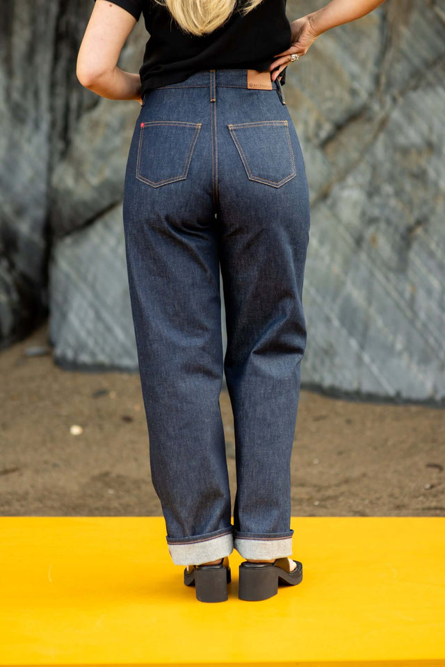 The Aurelia - Wide Straight Fit - Italian Indigo.