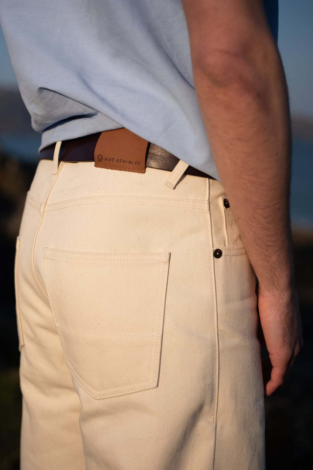 The Morgans - Wide Leg -  Ecru Denim.