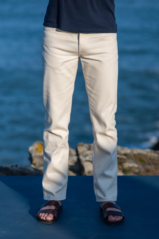 The Hack@ - Slim Fit - Ecru Denim.