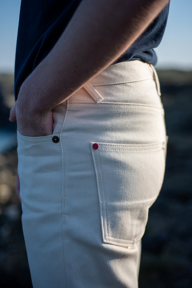 The Hack@ - Slim Fit - Ecru Denim.